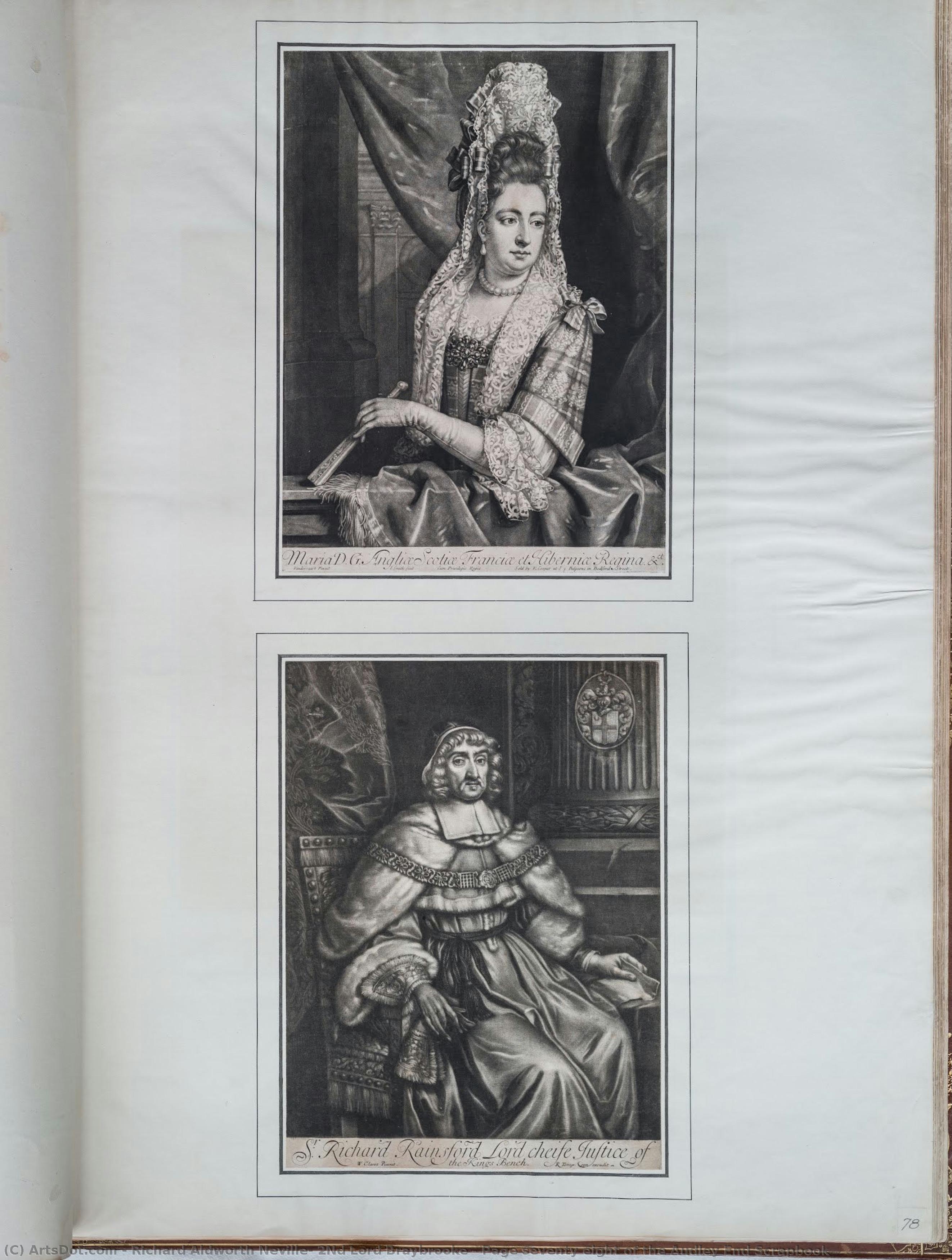 Page Seventy Eight Of The Audley End Scrapbook — Richard Aldworth Neville, 2nd Lord Braybrooke