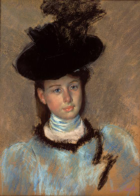 The Black Hat — Mary Stevenson Cassatt