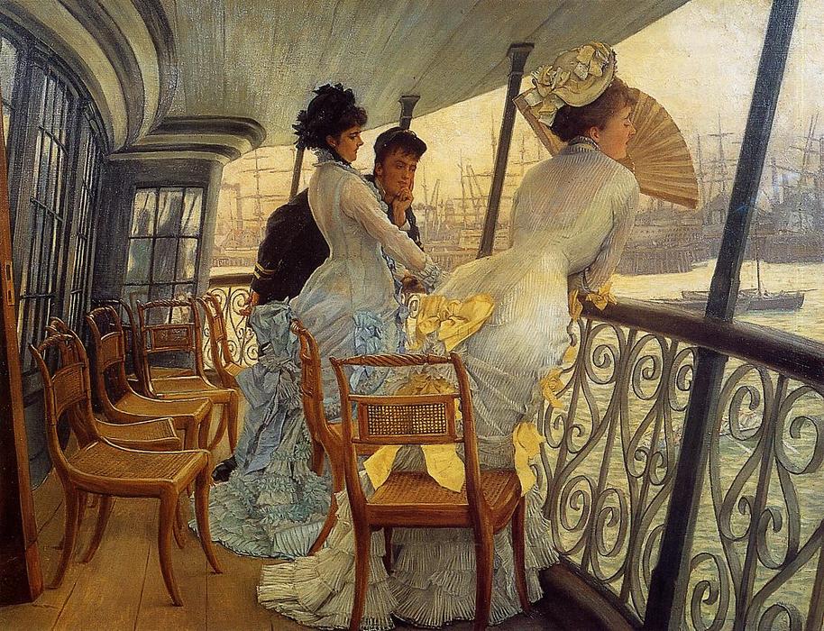 The Gallery Of The H.m.s. Calcutta — Jacques Joseph Tissot