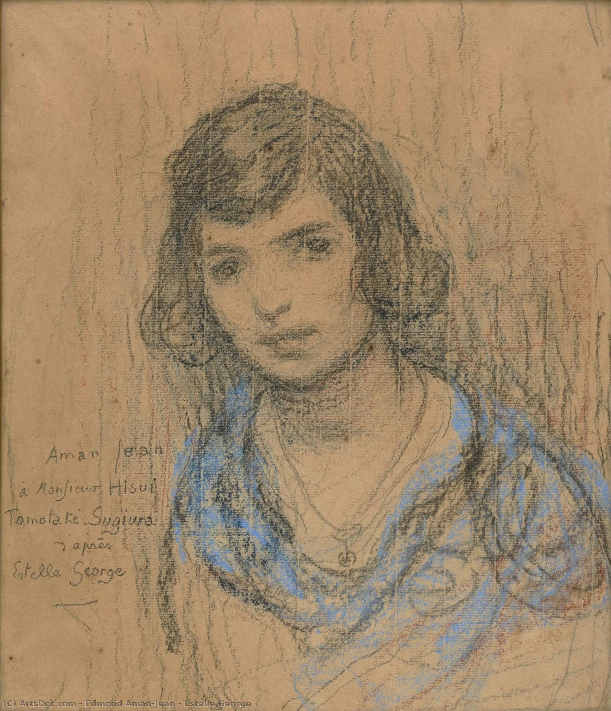 Estelle George — Edmond Aman-jean