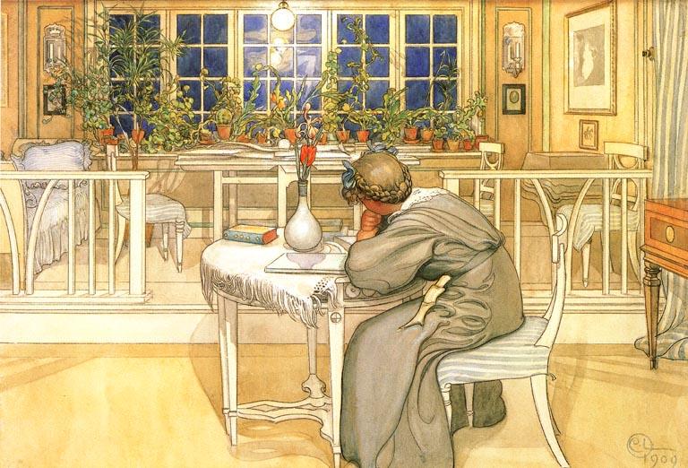 Evening Before The Journey To England — Карл Ларссон