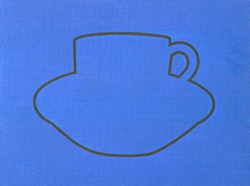Cobalt Blue Teacup And Saucer — Kerry Harker