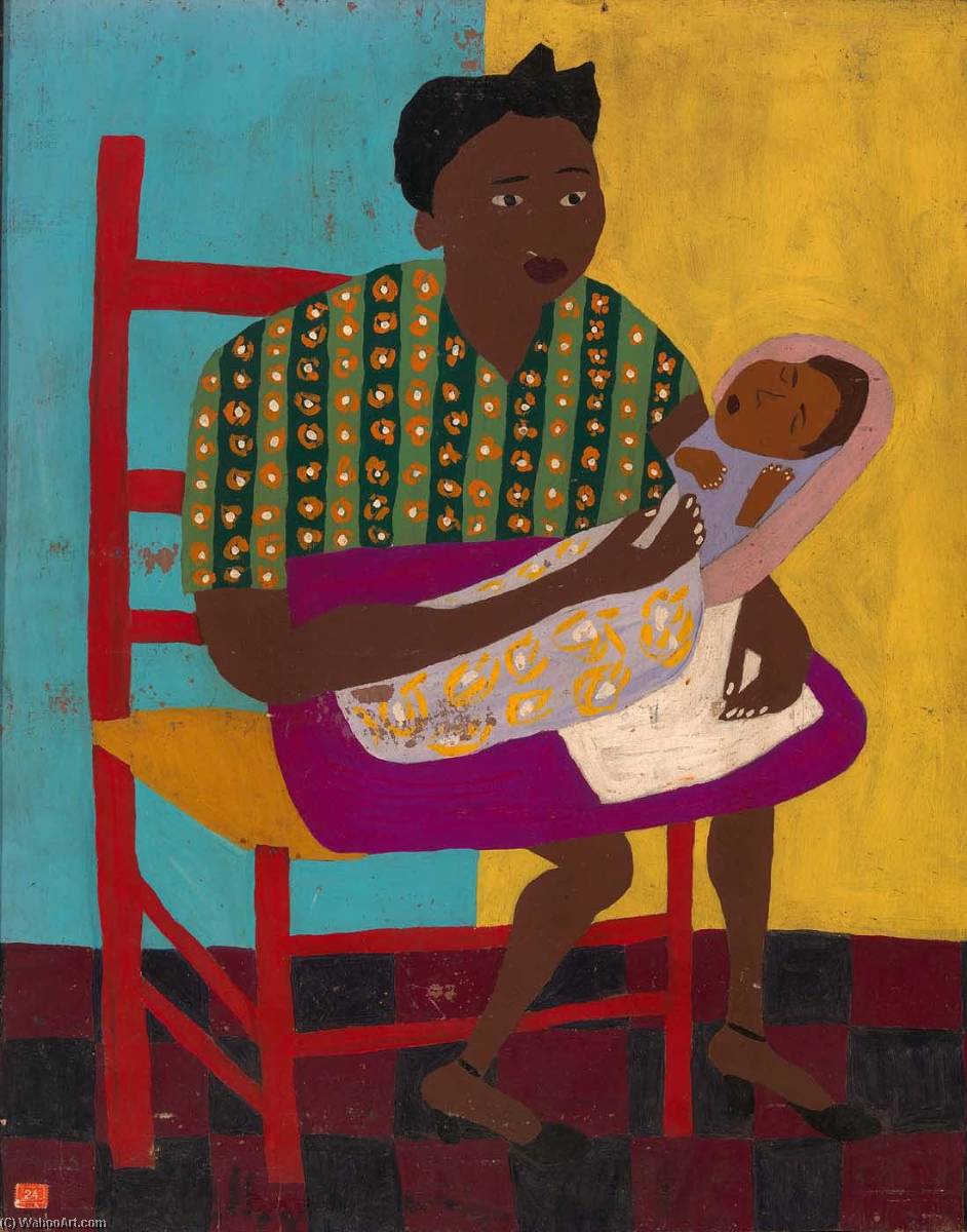 Young Mother — Уильям Генри Джонсон
