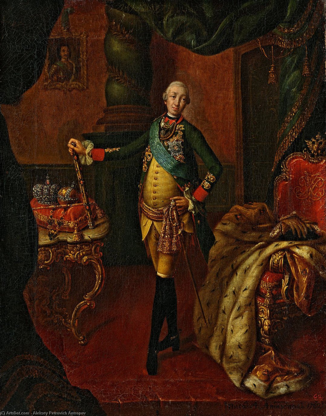 Portrait Of Peter Iii — Aleksey Petrovich Antropov