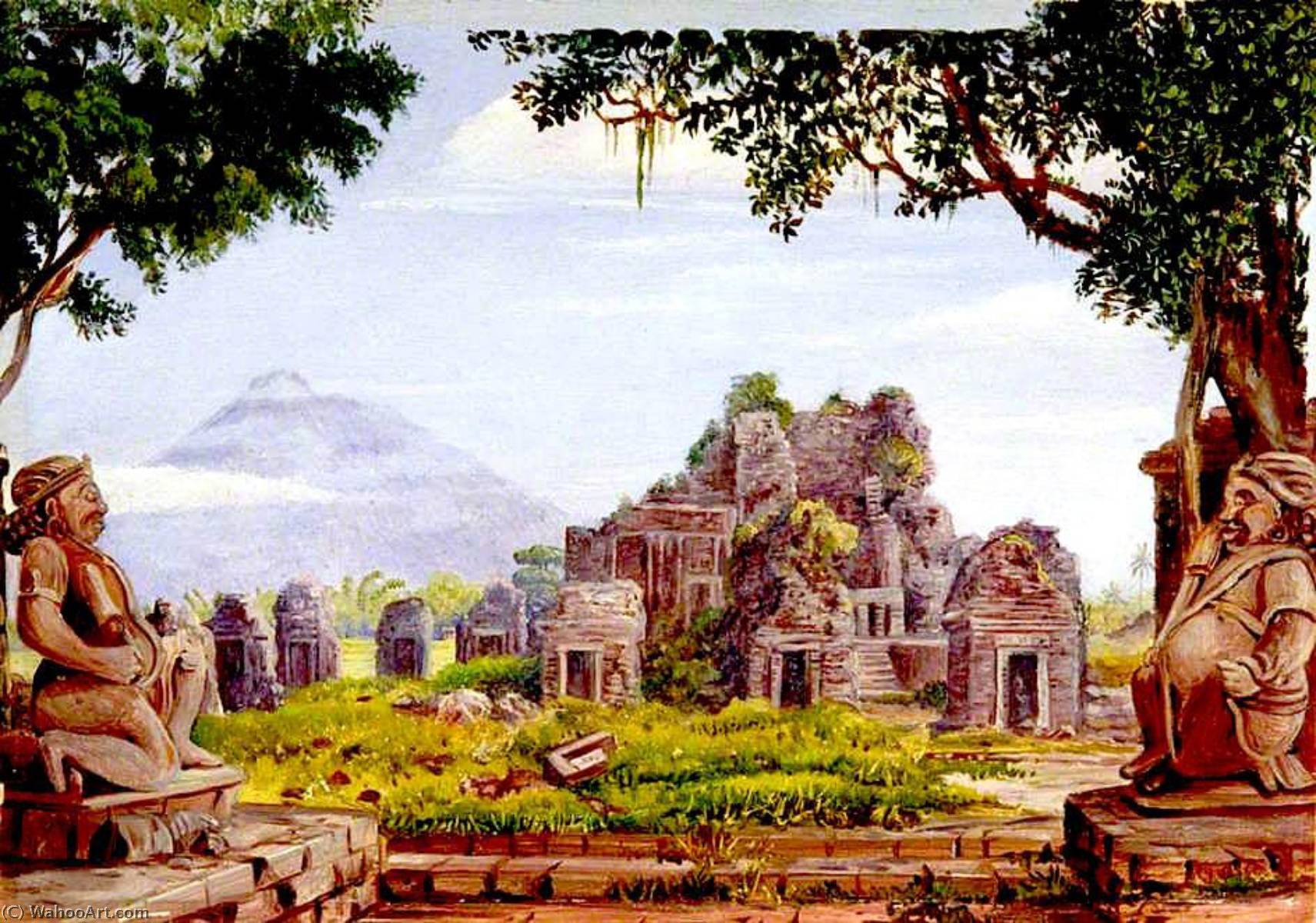 Idols And Temples At Brambanang, Java — マリアン・ノース