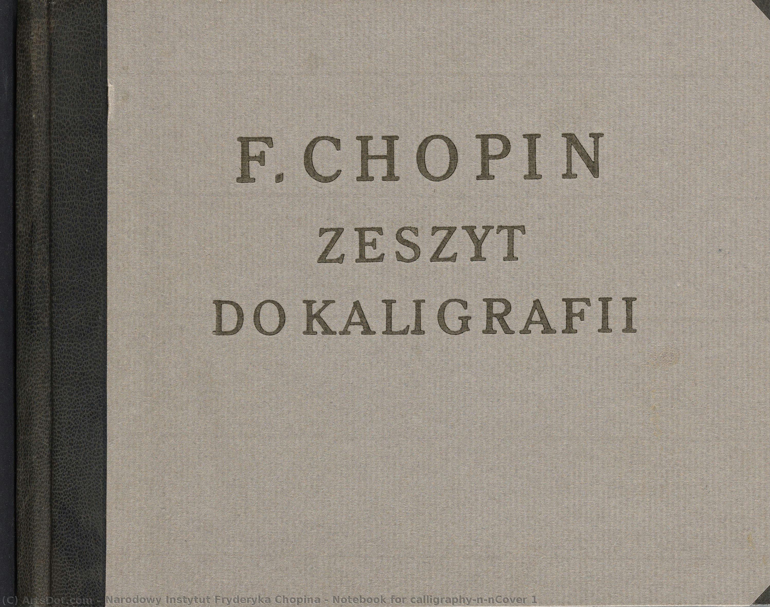 Notebook For Calligraphy\n\ncover 1 — Narodowy Instytut Fryderyka Chopina