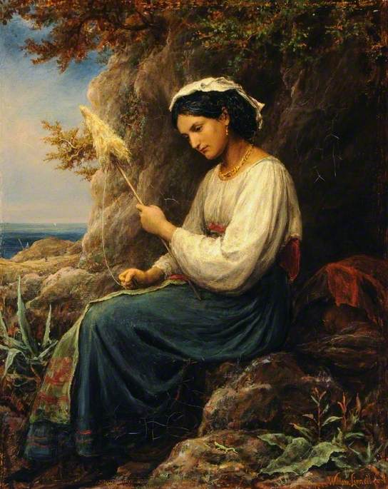 The Distaff — William Linnell