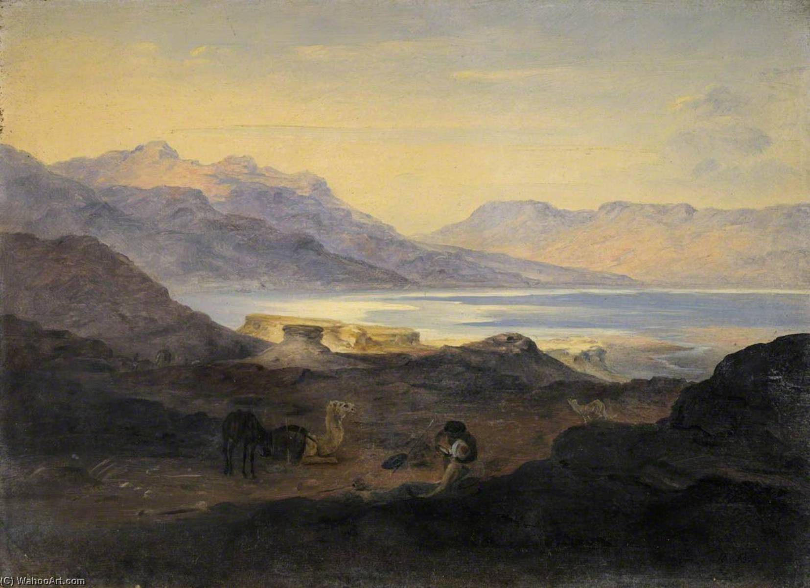 Salt Lake, Bahr Assal — Johann Martin Bernatz