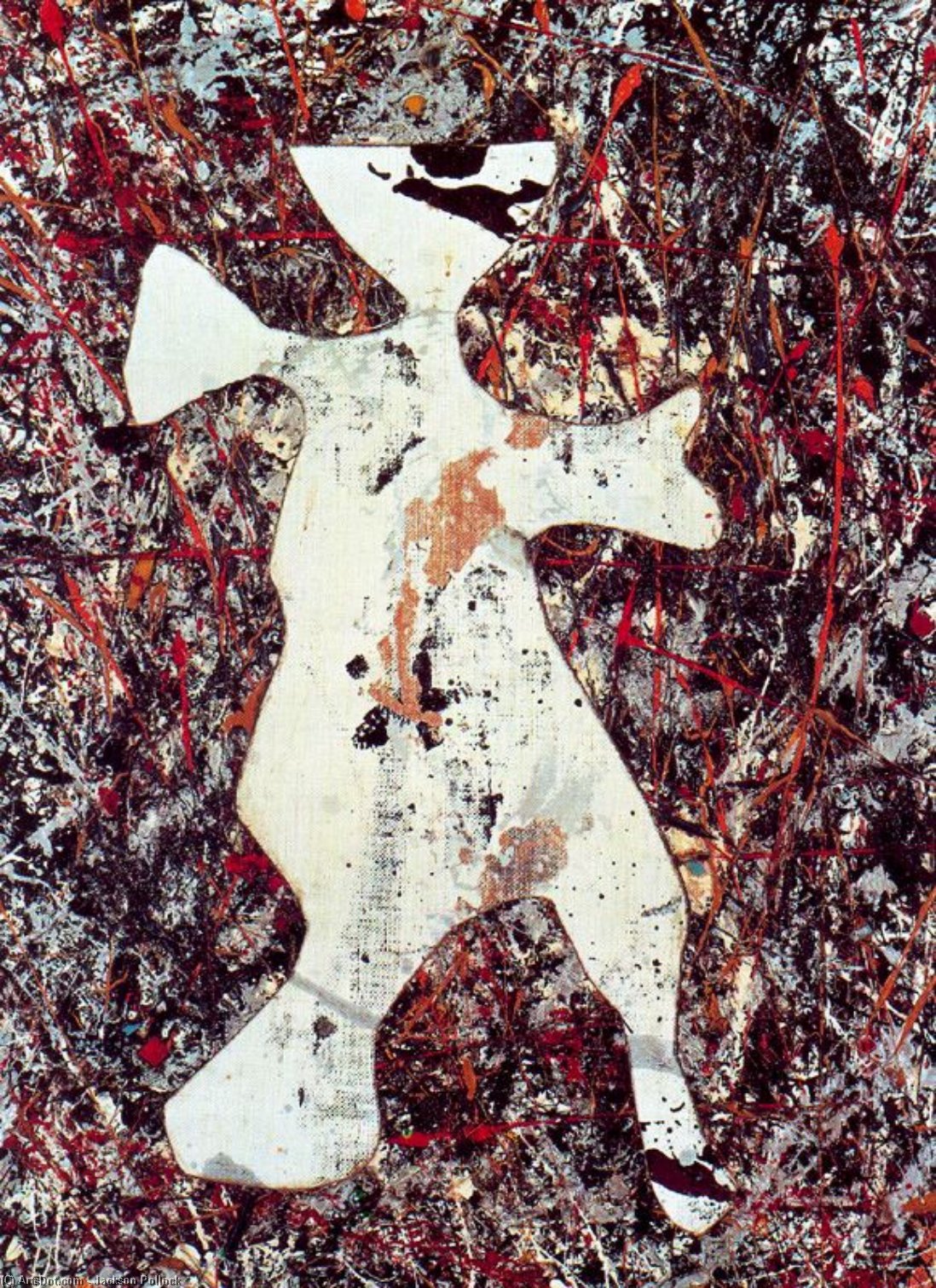 Untitled (cut-out) — ジャクソン・ポロック