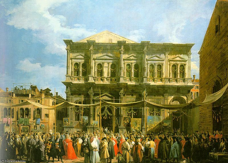 Etto Venice The Feast Day Of St. Roch — Canaletto