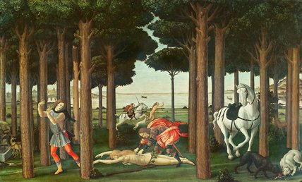 The Disembowelment Of The Woman Pursued — Sandro Botticelli