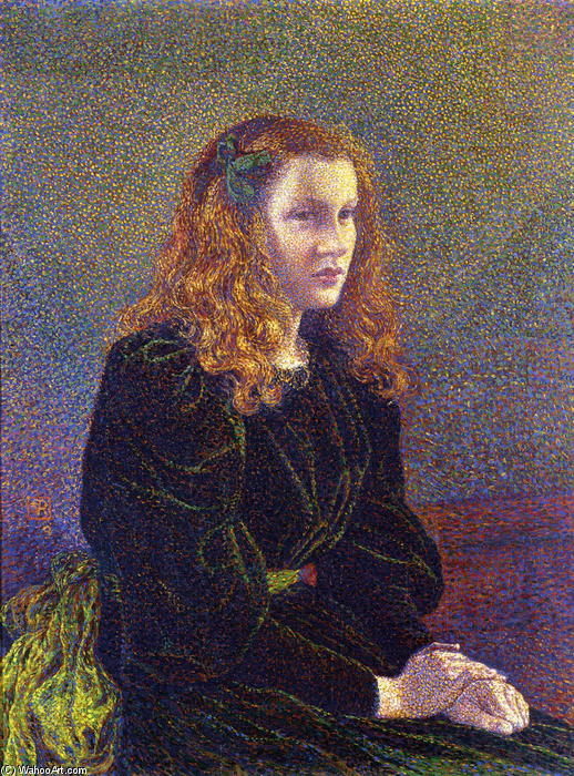 Girl In Green — Theo Van Rysselberghe