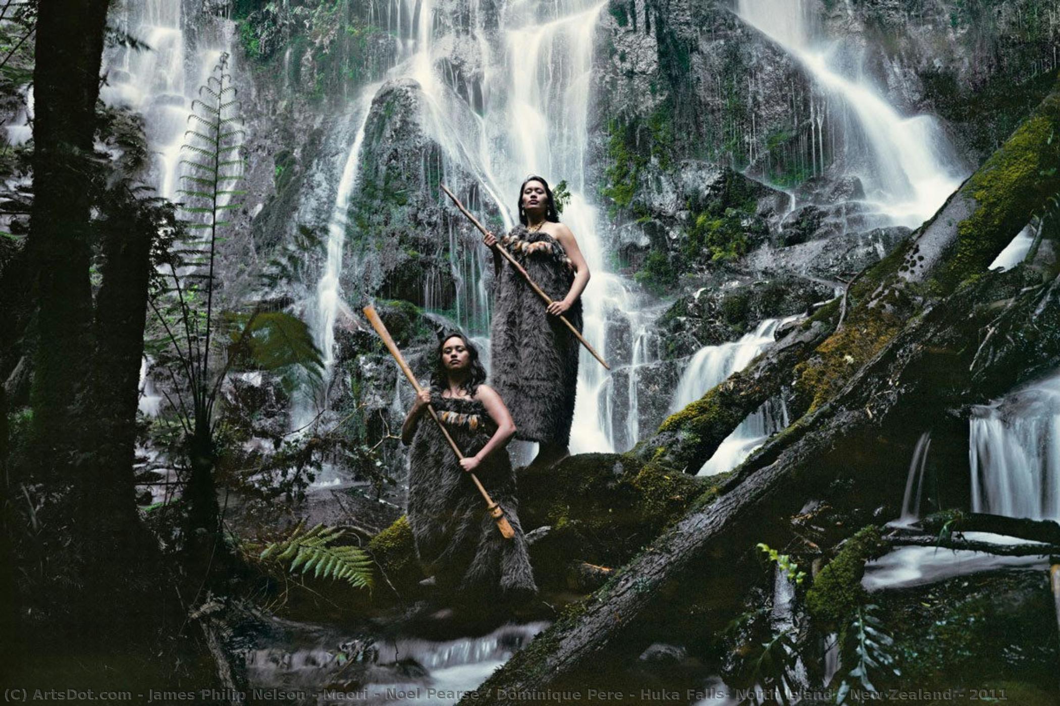 Maori | Noel Pearse & Dominique Pere | Huka Falls, North Island | New Zealand | 2011 — Jimmy Nelson