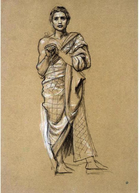 Study For One Of The Queen Of Sheba's Attendants — Sir Edward John Poynter