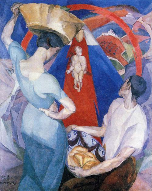 The Adoration Of The Virgin — Diego Rivera