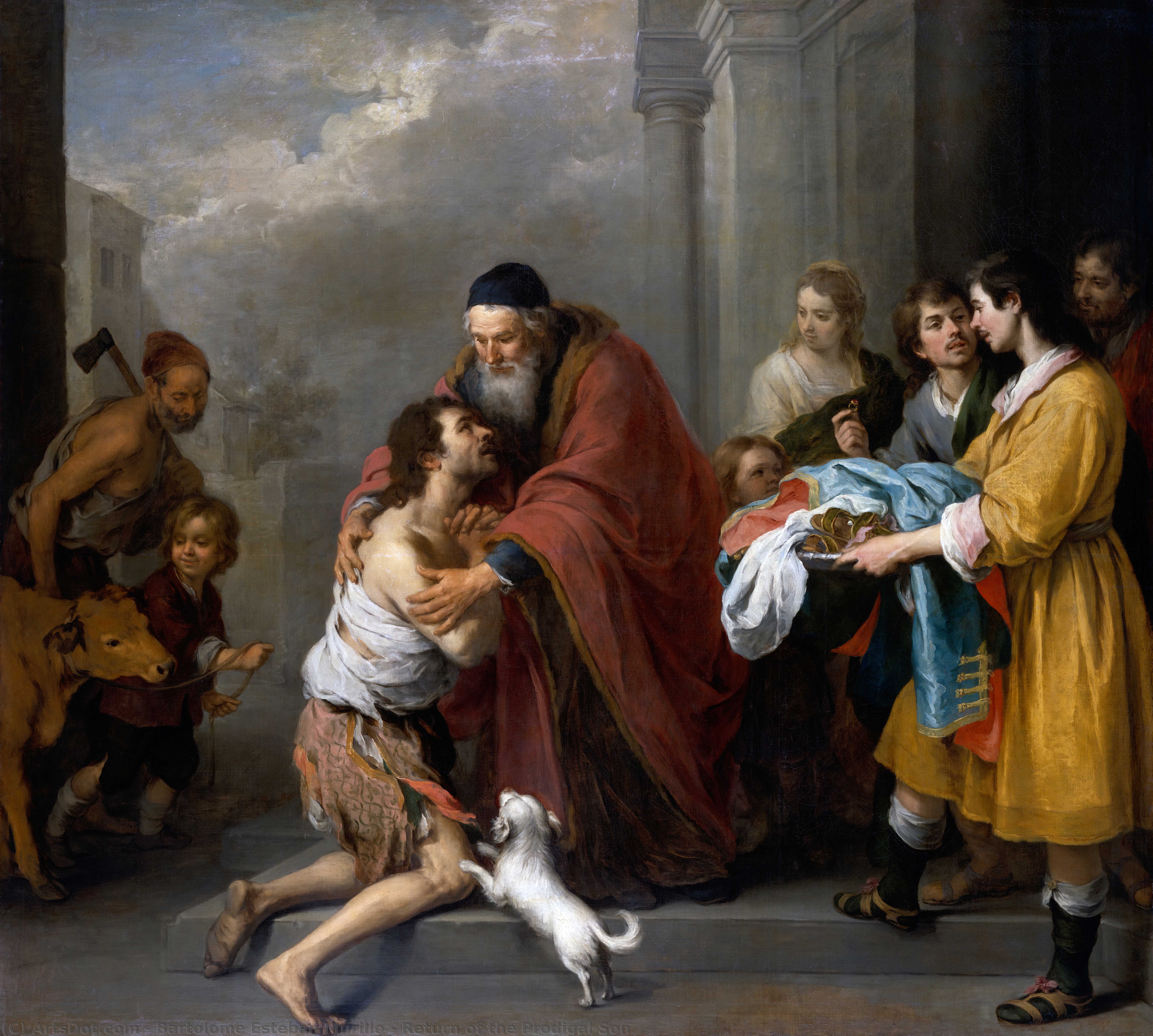 Return Of The Prodigal Son — Бартоломе Эстебан Мурильо