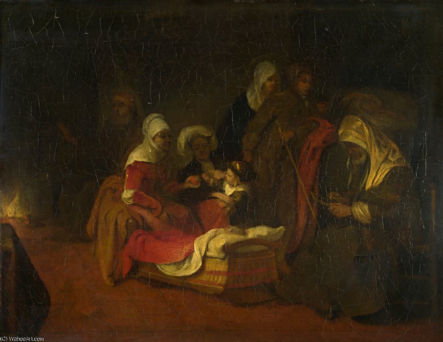 Barent The Naming Of Saint John The Baptist — Bernard Pietersz Fabritius