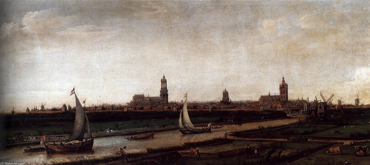 View Of Delft From The Northwest — Hendrick Cornelisz. Vroom