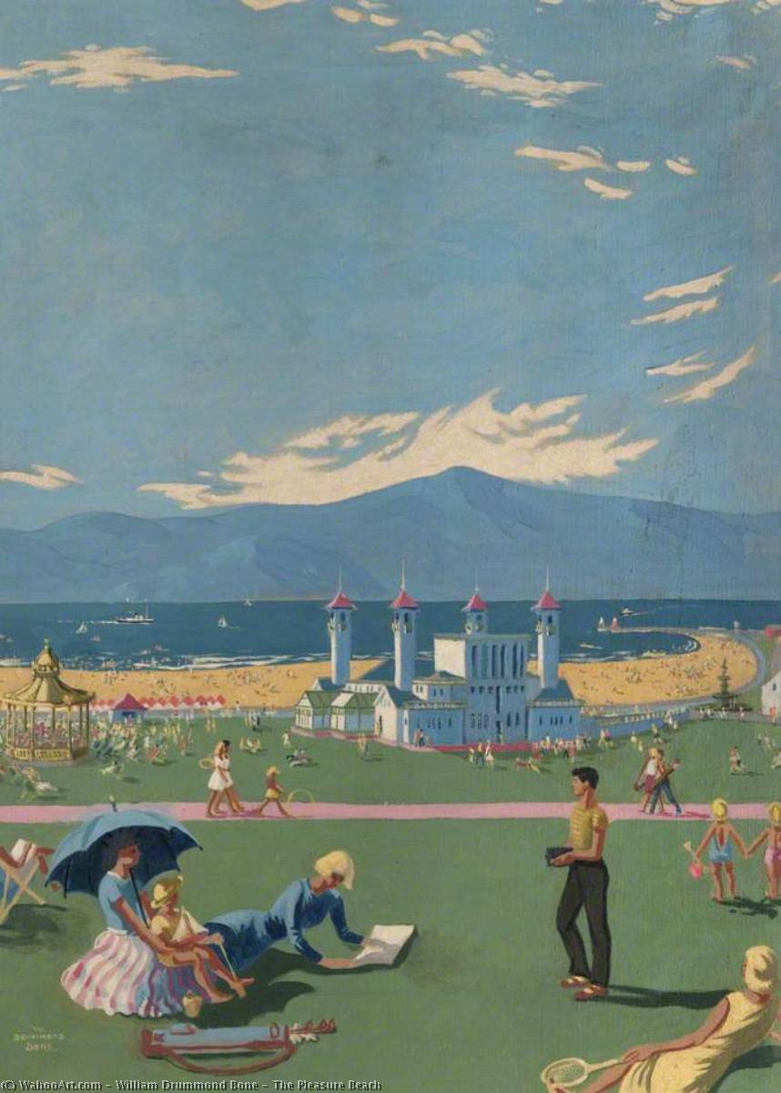 The Pleasure Beach — William Drummond Bone