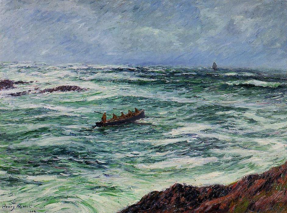 The Pilot, The Coast Of Brittany — Henri Moret