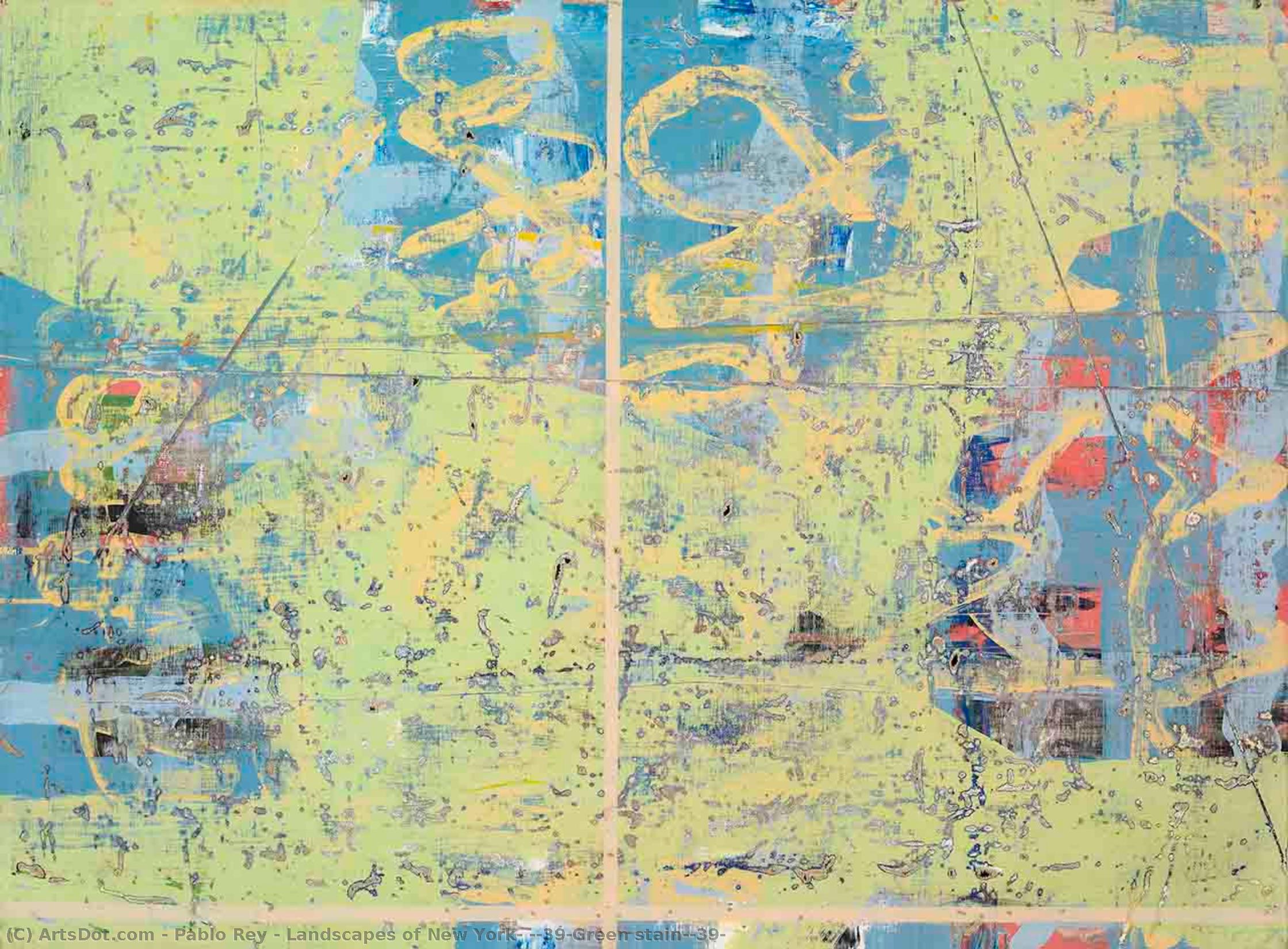 Landscapes Of New York, 'green Stain' — Pablo Rey