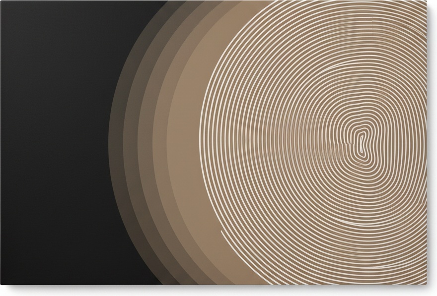 Convergence Of Shadow And Line: A Study In Curvilinear Progression Across Tonal Fields — Laurent Fabre