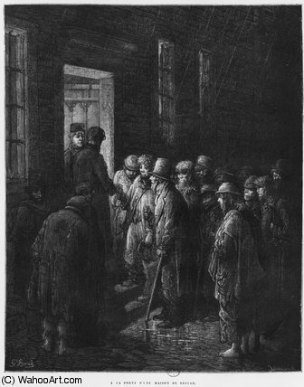 A House Of Refuge — Paul Gustave Doré