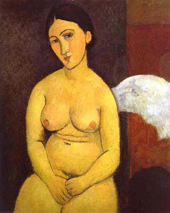 Sitzende Nacktheit — Amedeo Modigliani