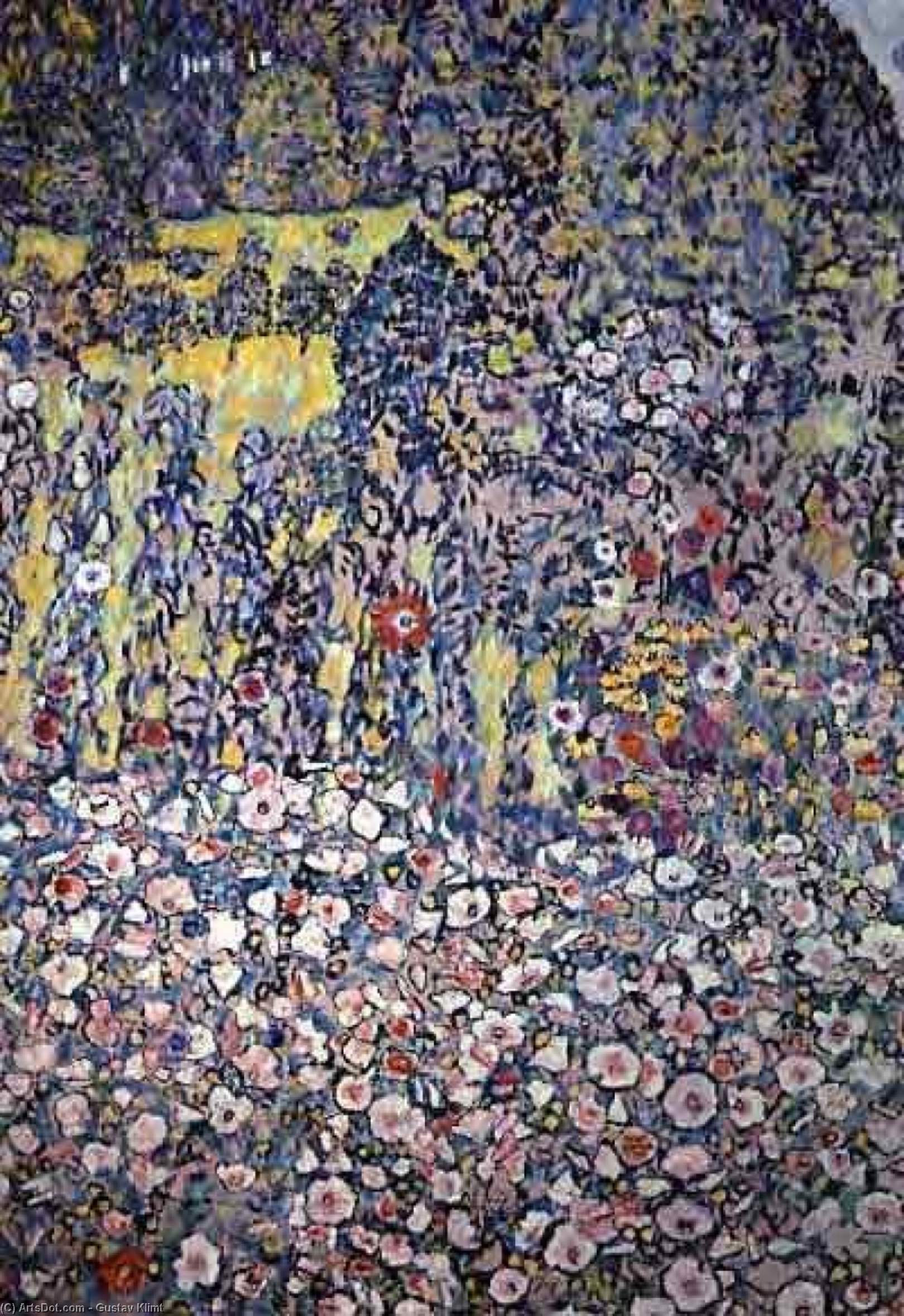 Garden On The Hill — Gustav Klimt