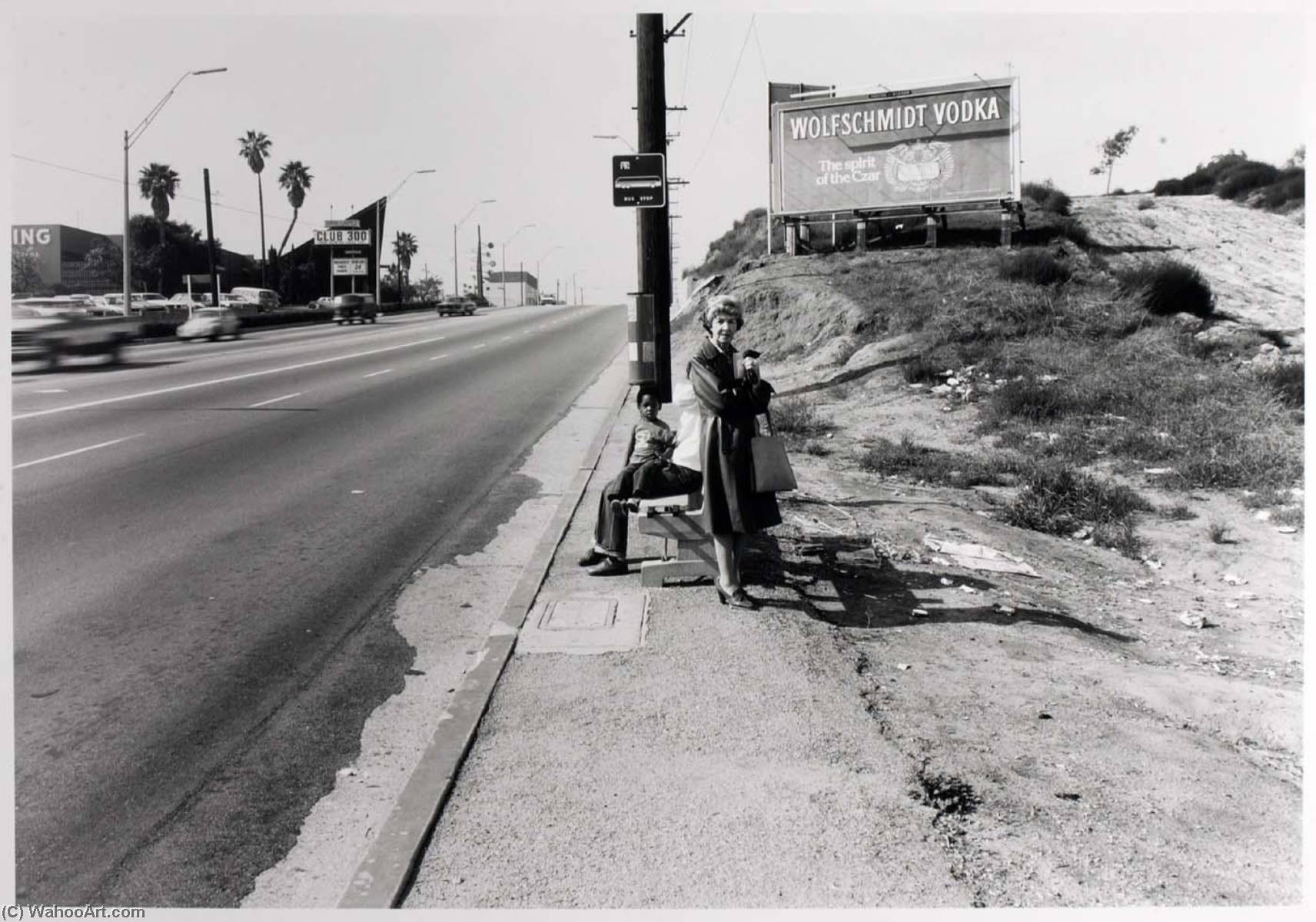 Public Transit Areas, Termino Ave. And Pacific Coast Highway, Looking North, From The Long Beach Documentary Survey Project — Anthony Hernandez