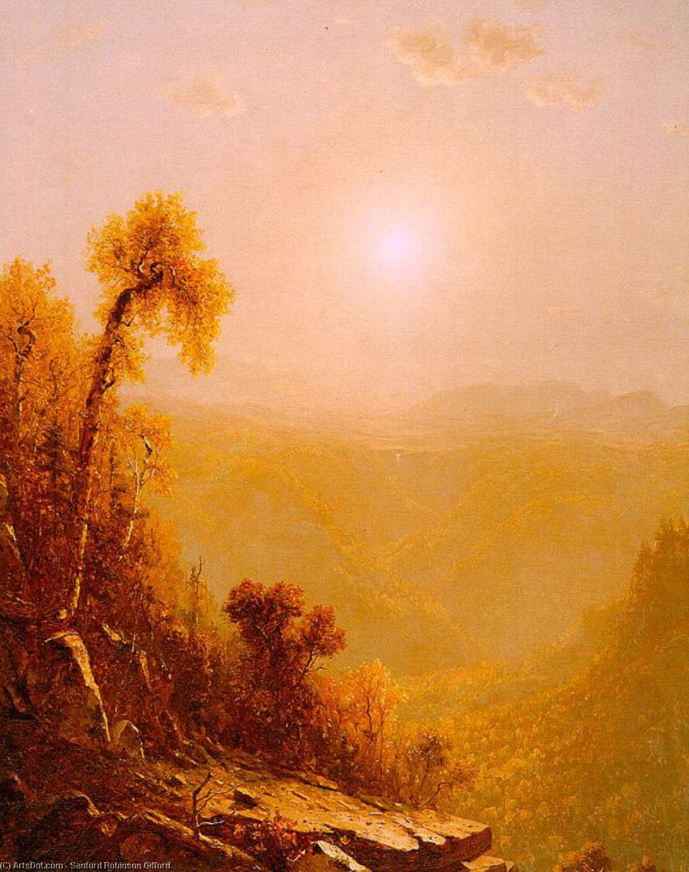 October In The Catskills — Санфорд Робинсон Гифорд