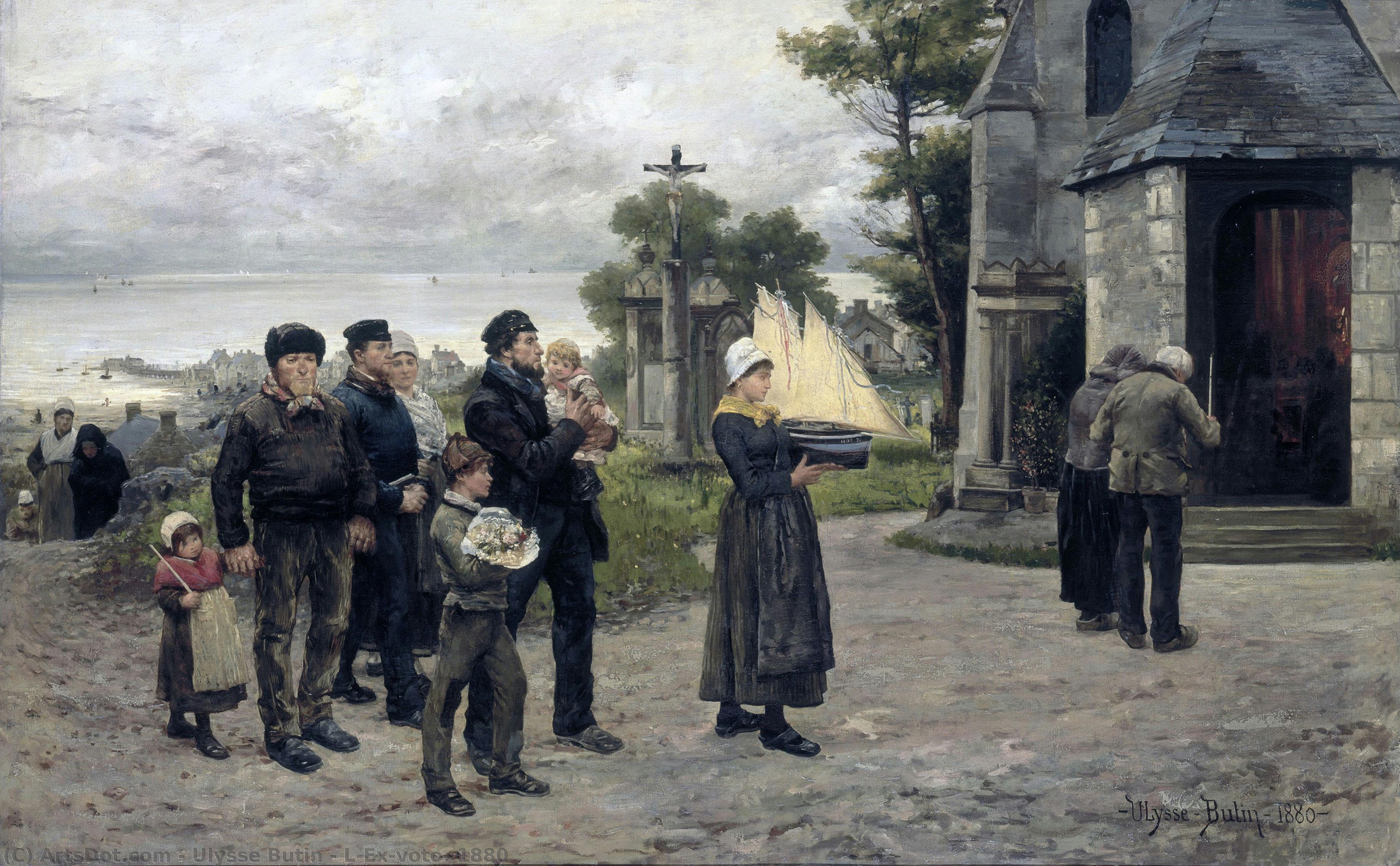 L’ex-voto, 1880 — Ulysse Butin
