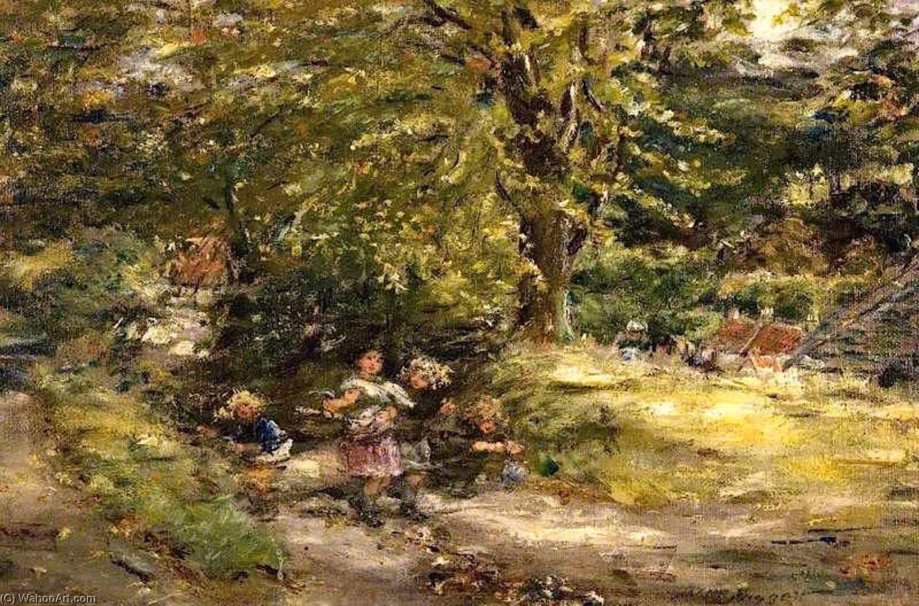 Gathering Brambles Kevoch Mill — William Mctaggart