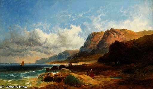 Fisherfolk On The Shore — Joseph Horlor