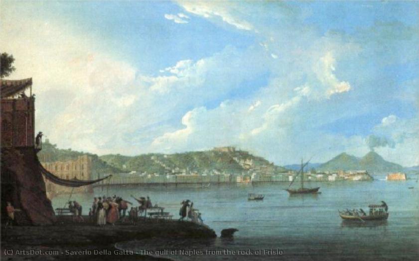 The Gulf Of Naples From The Rock Of Frisio — Saverio Xavier Della Gatta