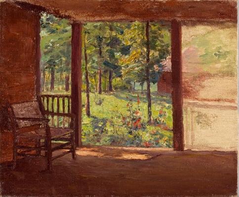 A View From The Porch — Theodore Clement Steele