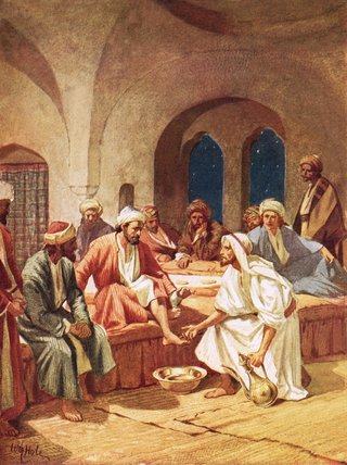 Jesus Washing His Disciples' Feet — William Brassey Hole