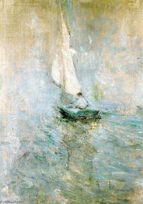 Sailing In The Mist — John Henry Twachtman