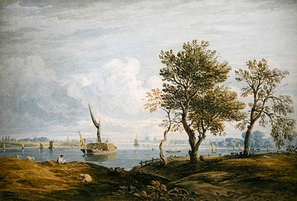 Battersea From The Banks Of The Thames — John Varley I (the Older)