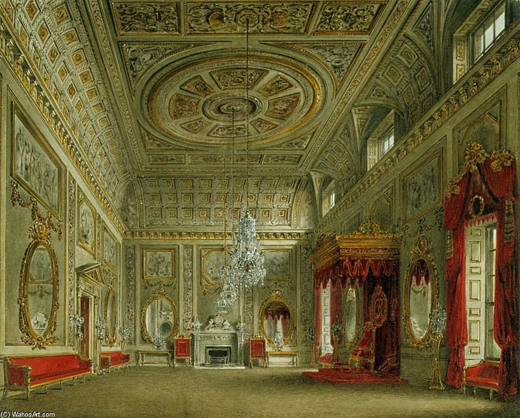 Buckingham House, The Saloon — James Stephanoff
