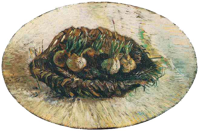 Basket Of Sprouting Bulbs — Vincent Willem Van Gogh