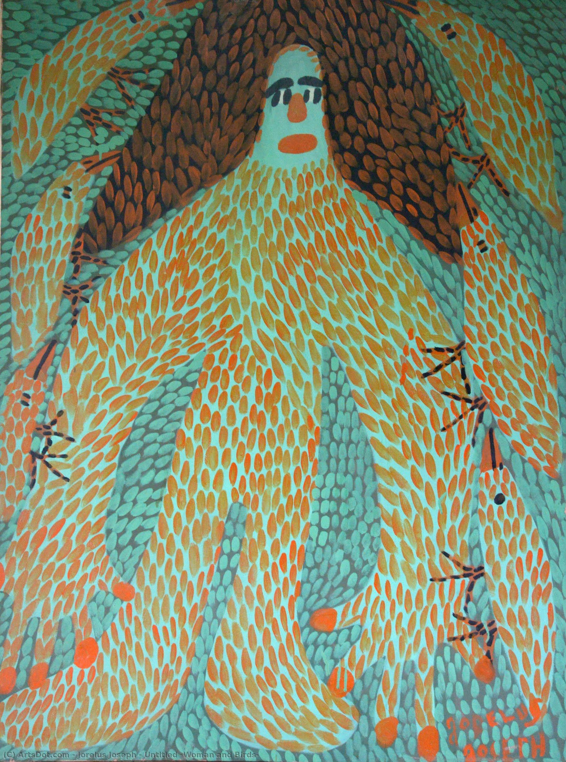 Untitled (woman And Birds) — Jorelus Joseph