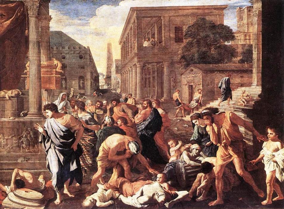 The Plague At Ashod — Николай Пуссен