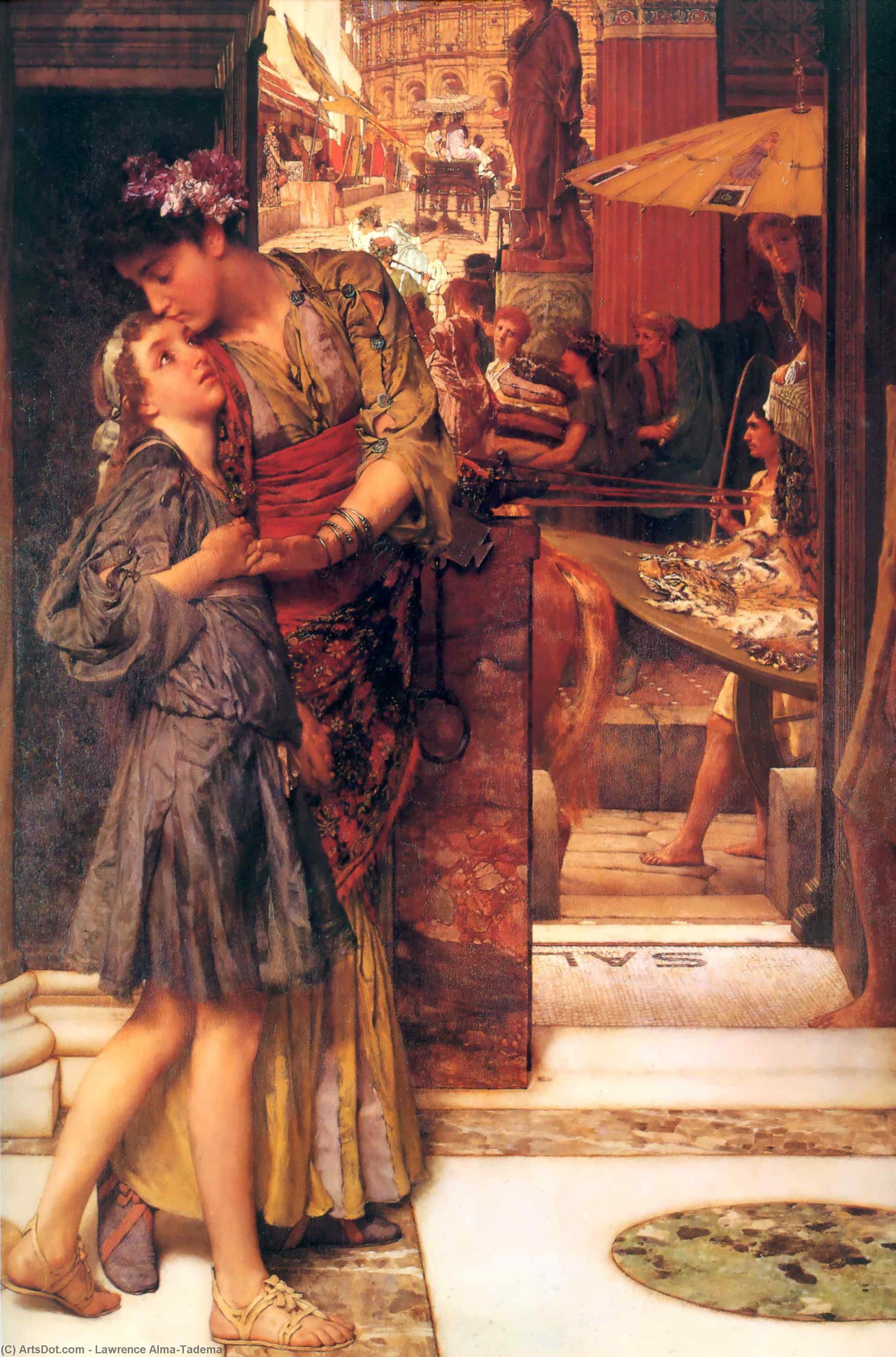 The Parting Kiss — Lourens Alma Tadema
