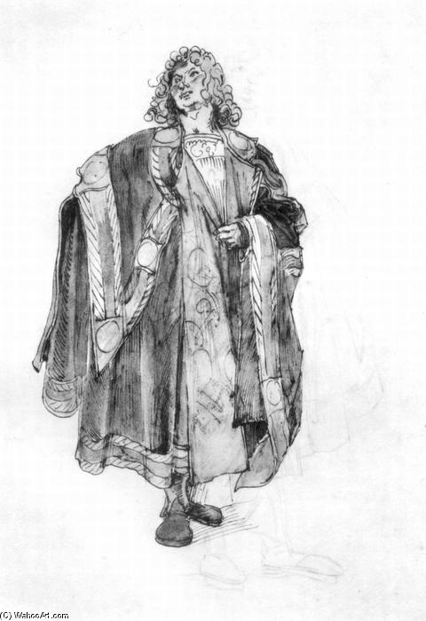 Design To A Court Dress — Albrecht Dürer
