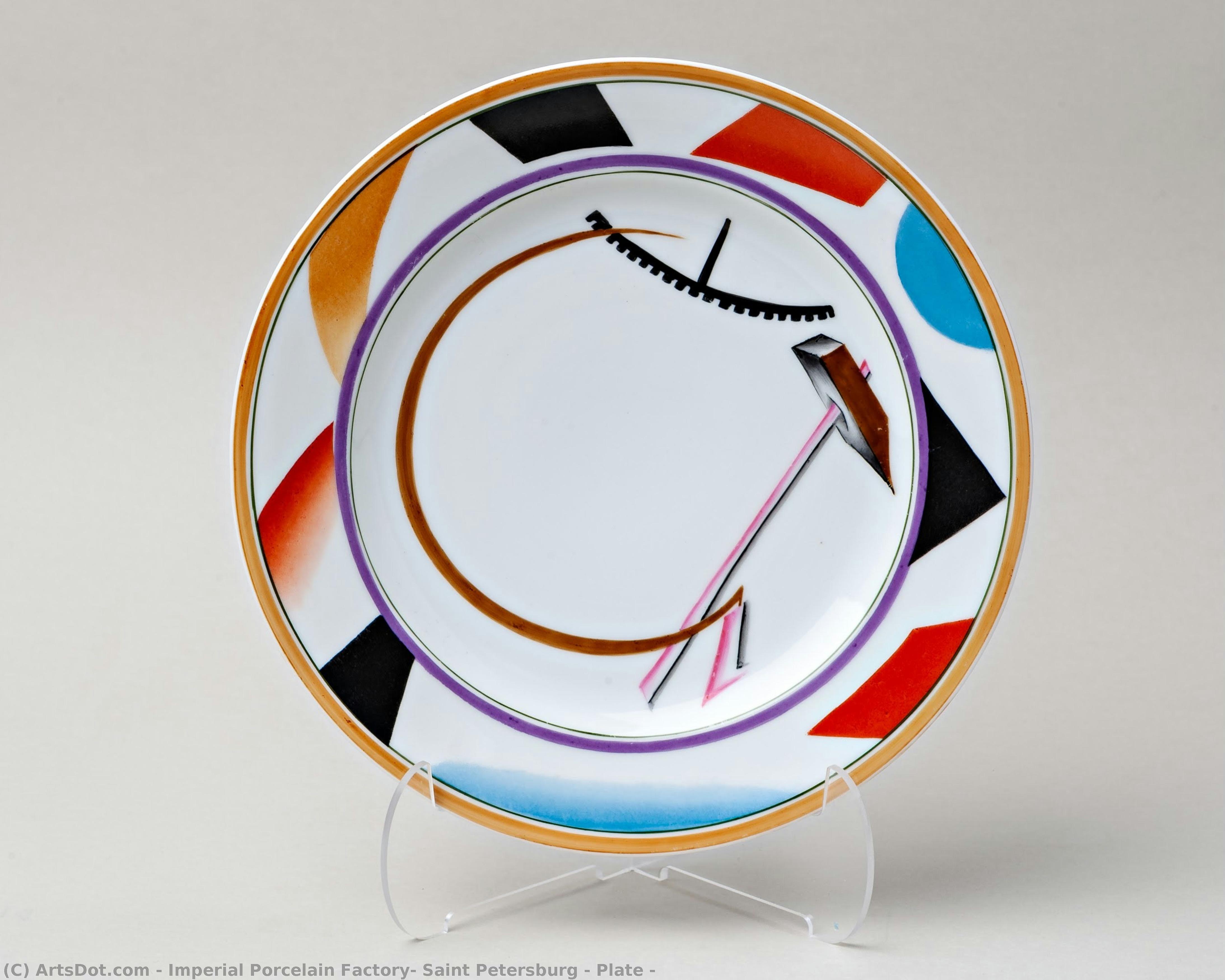 Plate — Imperial Porcelain Factory, Saint Petersburg