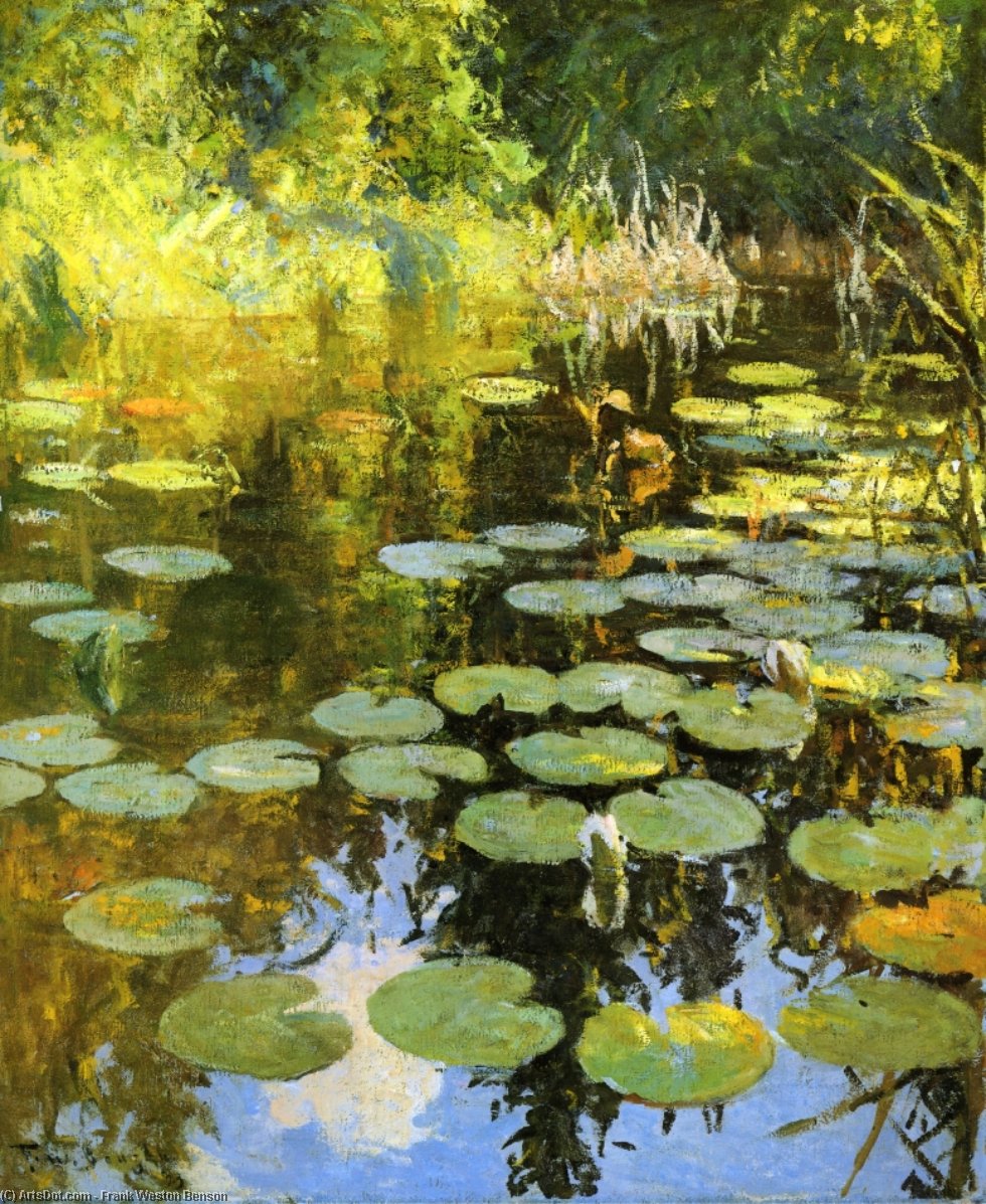 Lily Pond — フランク・ウェストン・ベンソン
