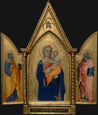 Madonna And Child With Saint Peter And Saint John The Evange — Nardo Leonardo Di Cione