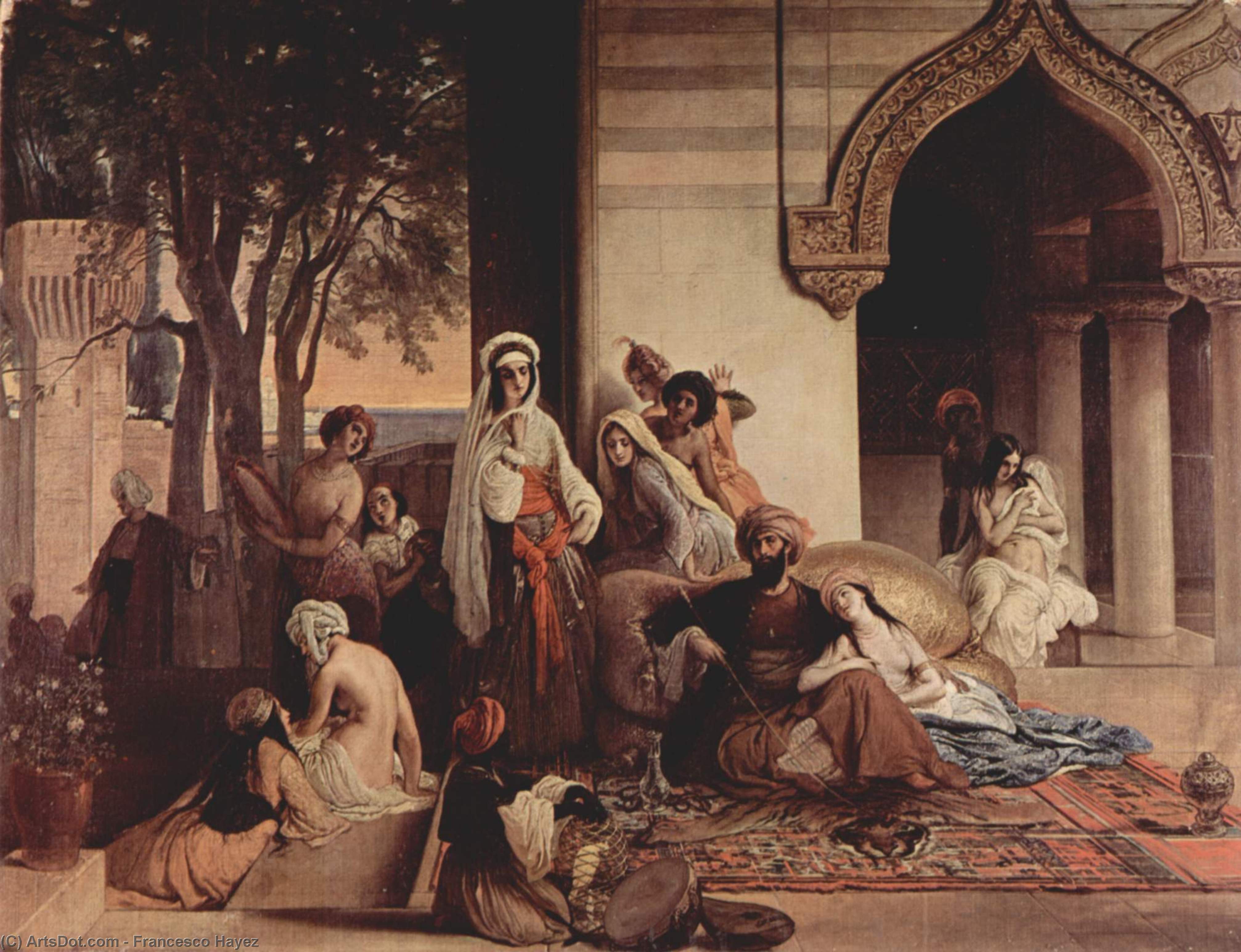 The New Favorite (harem Scene) — Francesco Hayez