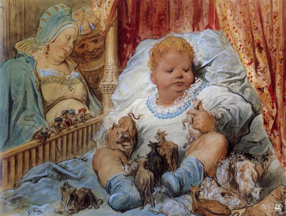The Childhood Of Pantagruel — Paul Gustave Doré